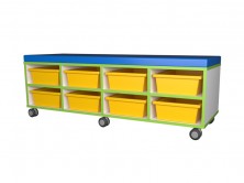 Tote Tray Seat   Yellow
